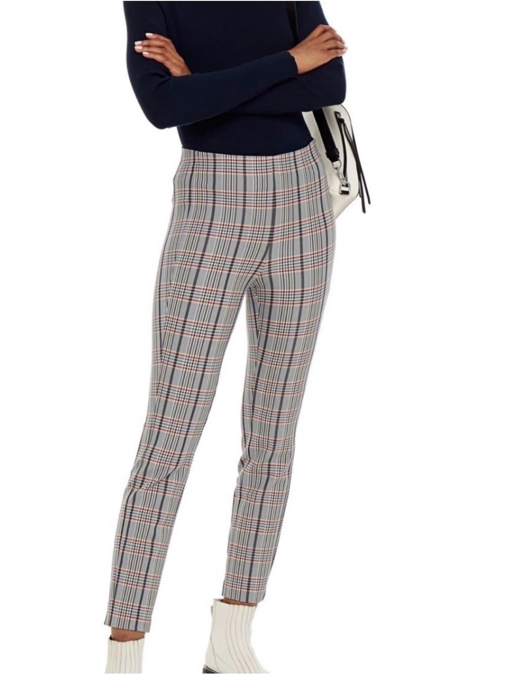 rag & bone “Simone” plaid slim ankle pants